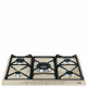 SMEG Encimera a gas  SR775PO. 5 zonas. Crema. Zona Gigante